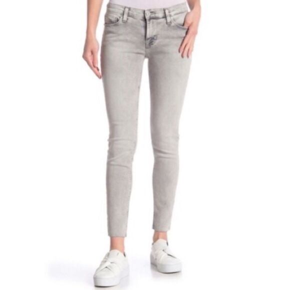Hudson Krista Super Skinny Gray Ankle Jeans - Picture 5 of 12